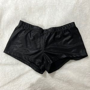 Black Rave booty shorts